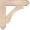 Ekena Millwork Imperial Arts and Crafts Smooth Bracket w/ Offset Brace, Douglas Fir, 7 1/2"W x 30"D x 30"H BKT0806X30X30IMP03SDF - alternate 2